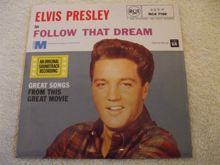 image for Elvis Presley Follow That Dream EP. Re-issue.