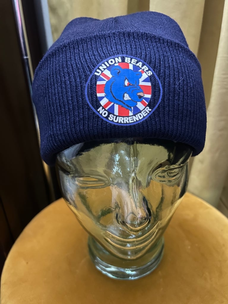 Union bears beanie hat blue brand new