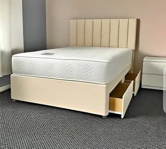 image for  🌟 Double Divan Bed 4ft6 – Premium Comfort for Every Night | Today Delivery **