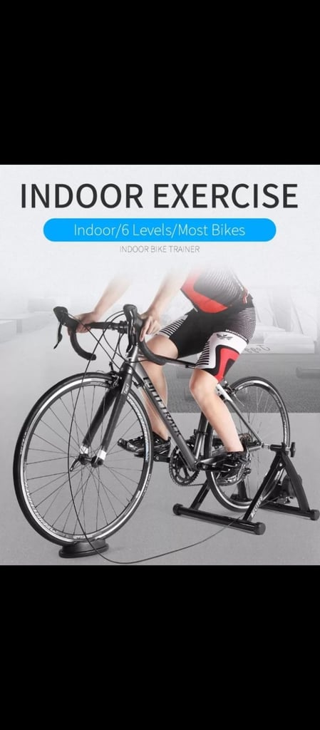Indoor cycling trainer for all bikes 26 and 29 inches and 700c wheels