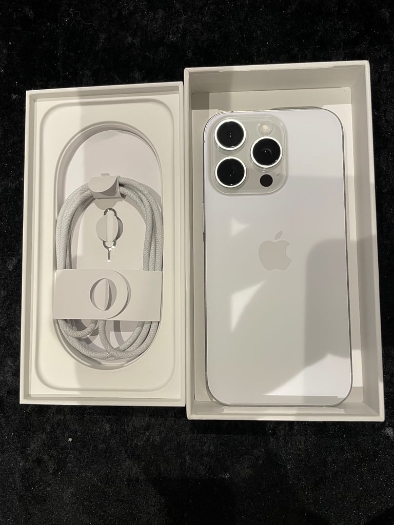 image for iPhone 16 pro white Titanium 256GB 