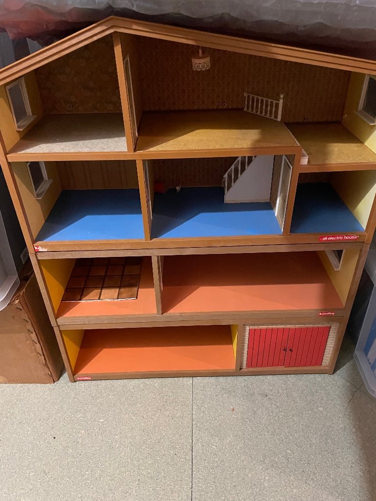 image for Collector Lundby Dolls House with Furniture and Car