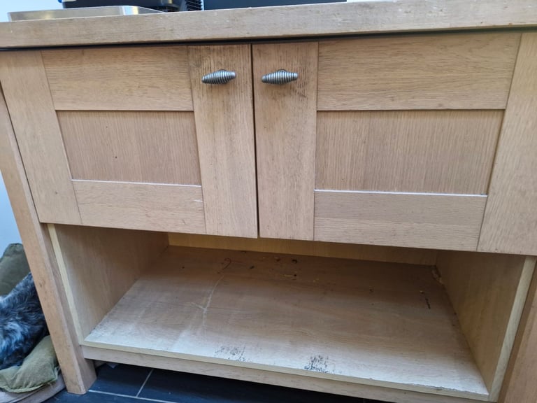 image for Kitchen storage unit solid wood 