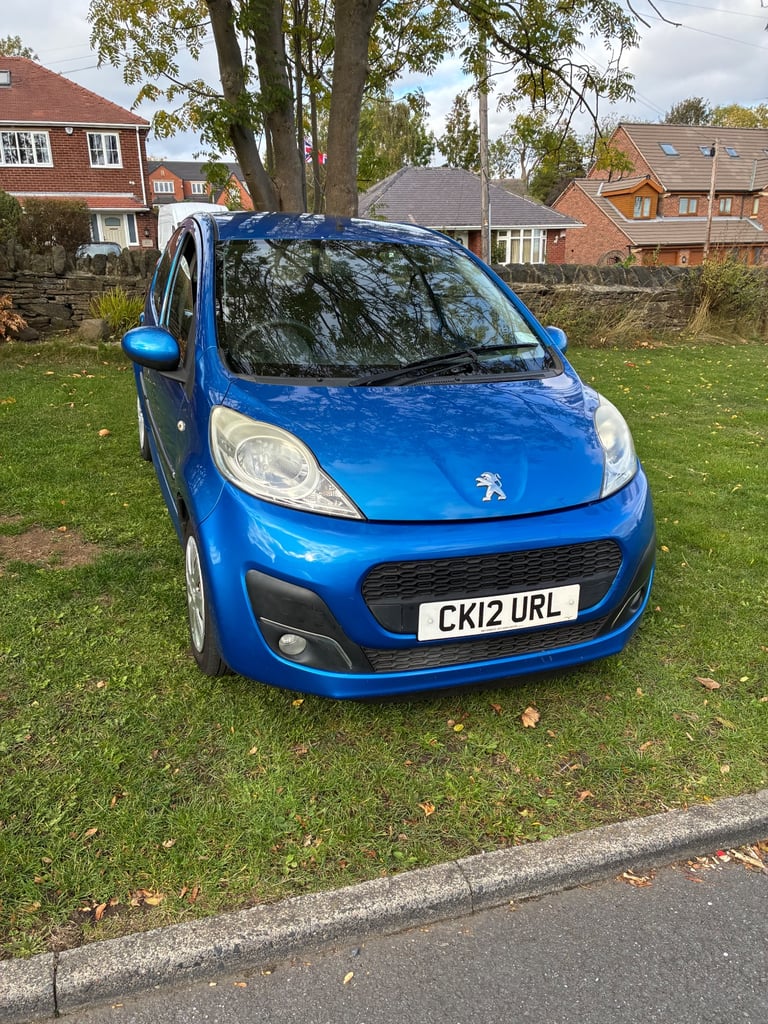 12 reg PEUGEOT 107 ACTIVE (£20 road tax )