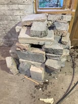 Free Breeze Blocks - Concrete Wall Building Hardcore Rubble