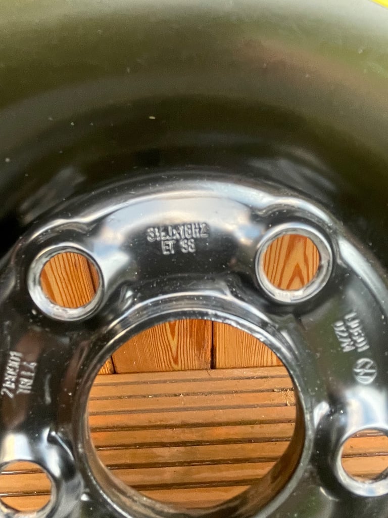 Audi A1   VW Polo   VW Golf  18inch Space Saver wheel          1J0601027M.  3.5,Jx18H2