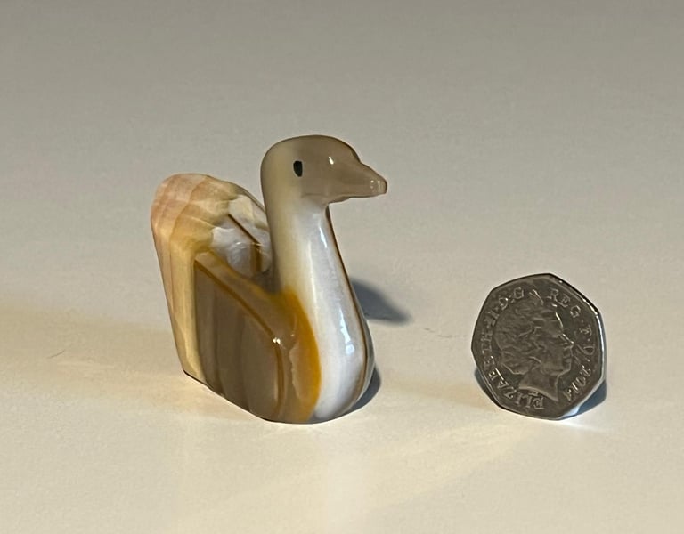 Oynx / Marble Collectable Duck - Pen Holder