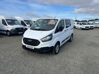 2019 ON 19 PLATE FORD TRANSIT CUSTOM 280 LEADER 5 SEATER CREW VAN ULEZ FREE ZONE