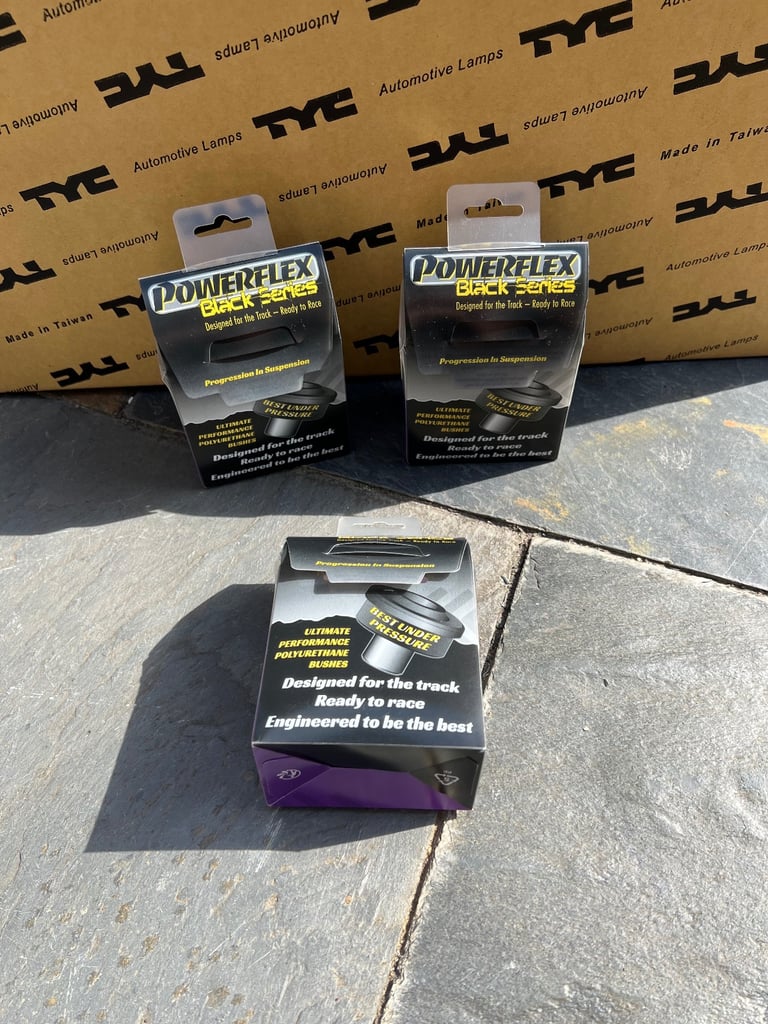 Vauxhall Astra h vxr Powerflex gearbox engine inserts polly bush black series