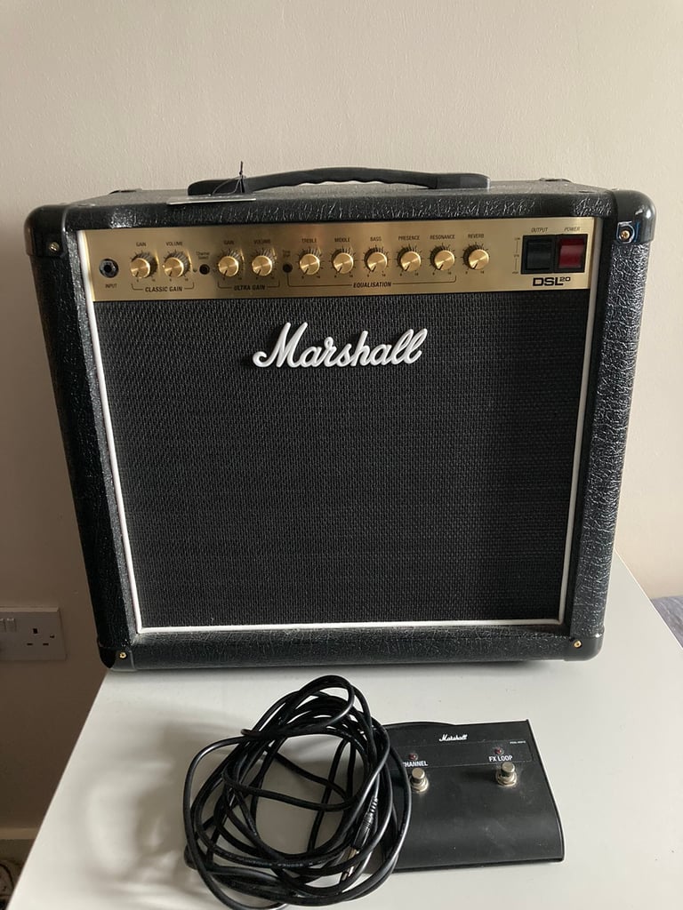 Marshall DSL20CR 20W 1x12 Valve Combo Guitar Amp w/ Reverb