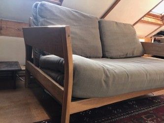 Solid Oak Sofa bed