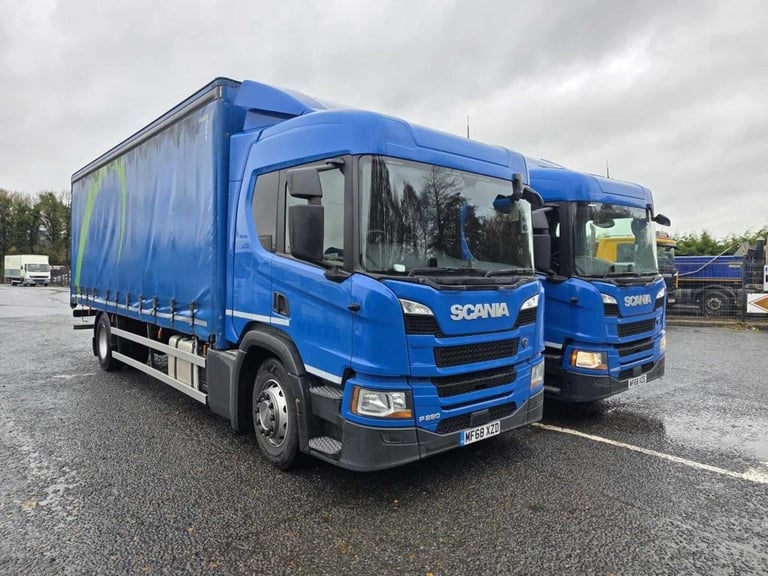 image for 2018 (68) Scania P280 Hi Line Sleeper Cab with 25ft Curtainsider Body