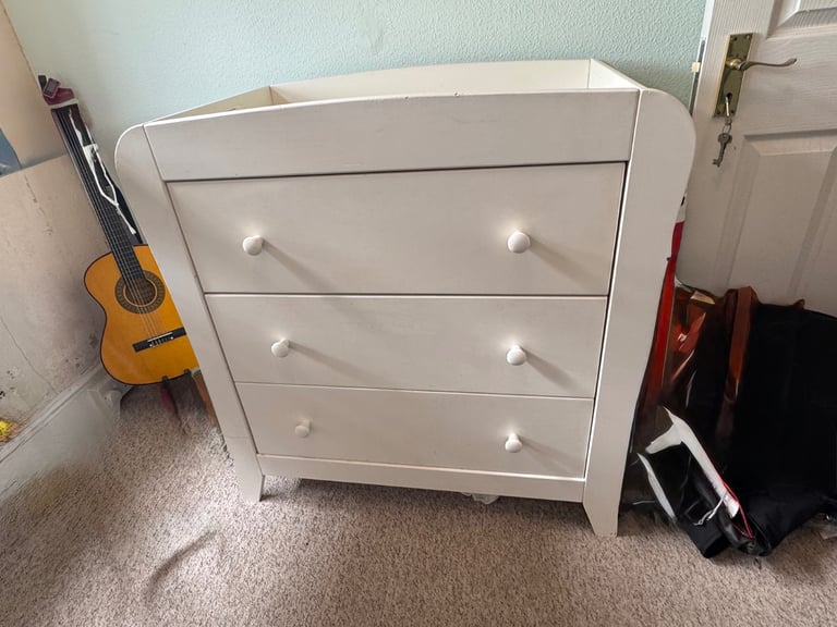 Mamas and Papas fern nursery furniture wardrobe and drawers changing table