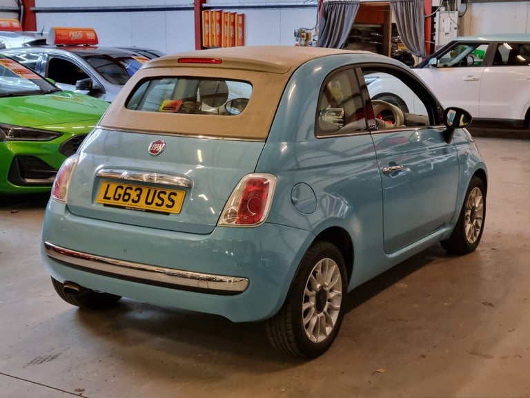 2013 Fiat 500 0.9 LOUNGE Convertible Petrol Manual