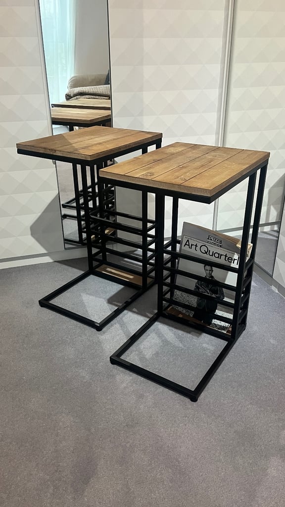 image for 2 Side Tables with storage