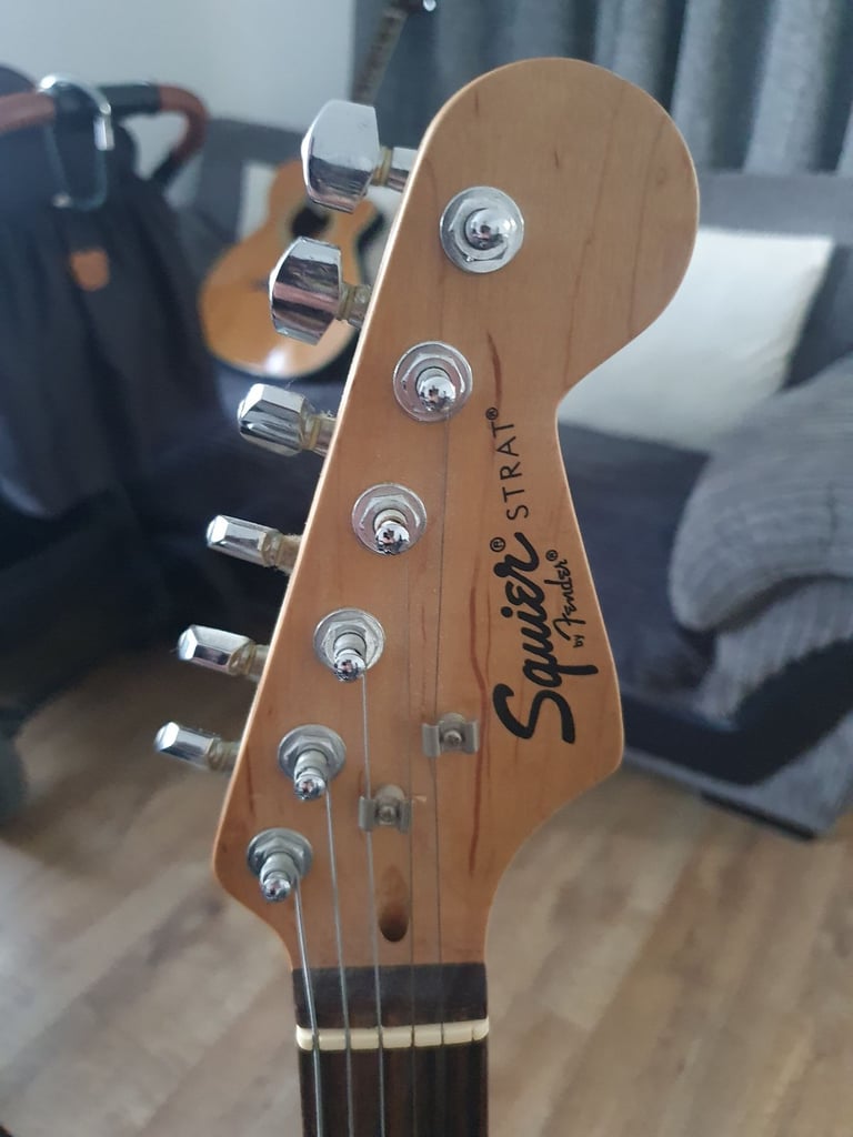 Fender squire strat electric guitar 
