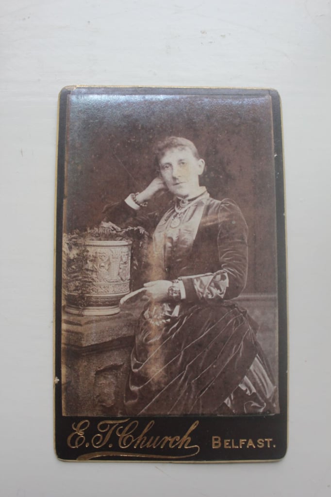 2 Victorian photograph CDV's albums lot of Belfast photographers