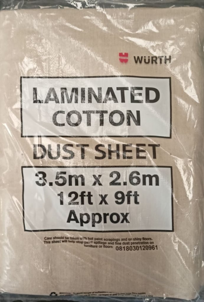 NEW PAINT, NEW DUST SHEETS AND USED... 
