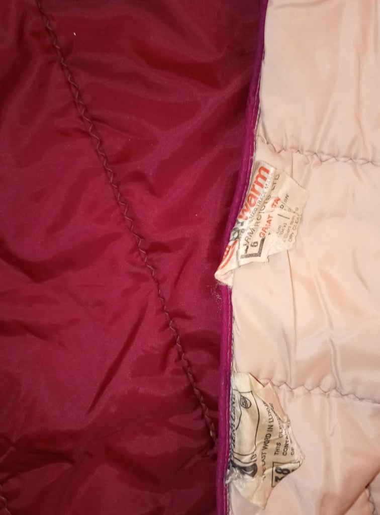 Vintage Polywarm 1970's Terylene Sleeping Bag