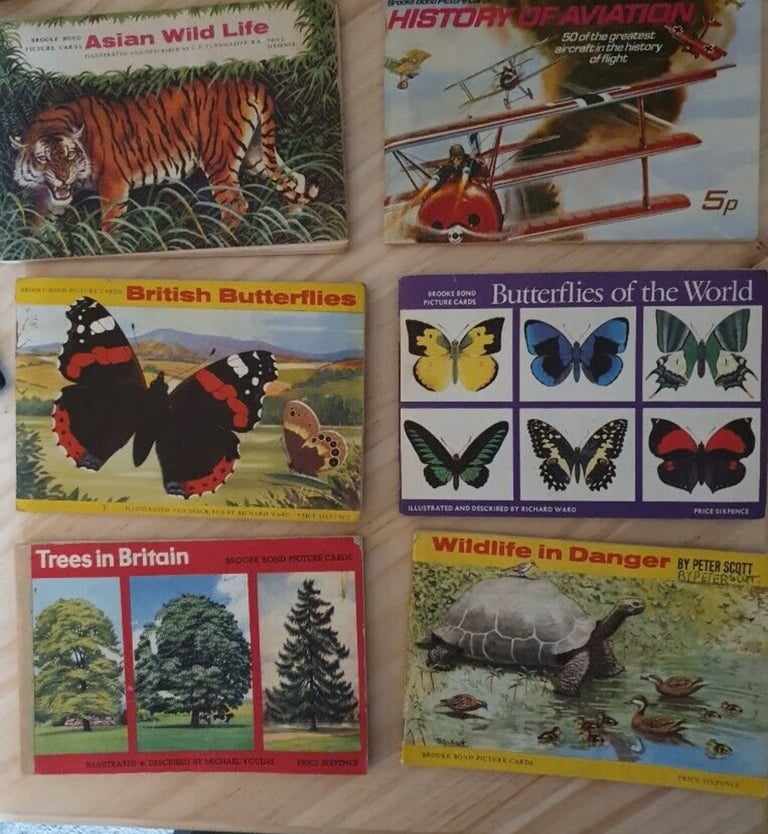 Brook Bond Picture card albums 16 off, Lyons Tea Card what do you know