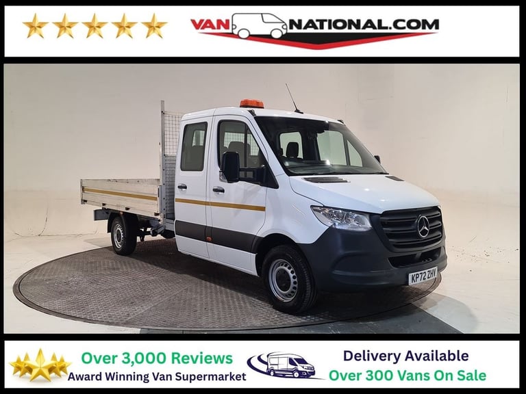 MERCEDES-BENZ SPRINTER 2.1 314 CDI L3 RWD 143 BHP LWB DROPSIDE DIESEL