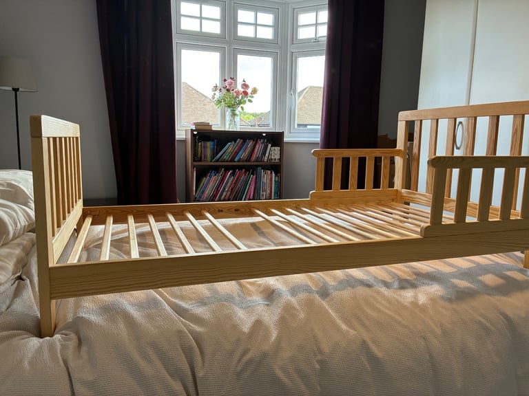 Kids toddler cot bed and mattress