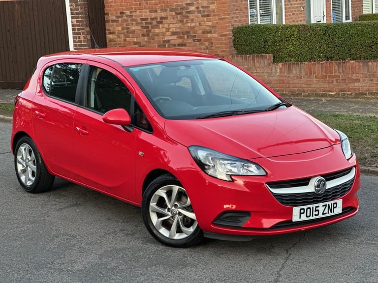 VAUXHALL CORSA 1.4 PETROL RED MANUAL 2015 LOW MILEAGE 63,000 LONG M.O.T EXCELLENT CONDITION