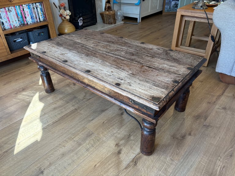 image for Dark wood coffee table 