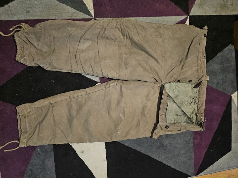 Camping clothing and scope 
