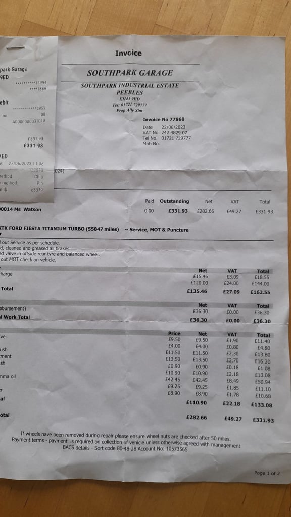 Ford FIESTA Titanium 1.0 ecoboost, 2015, 5dr manual, FSH, MOT 21/7/26,£20 Road tax, High spec car