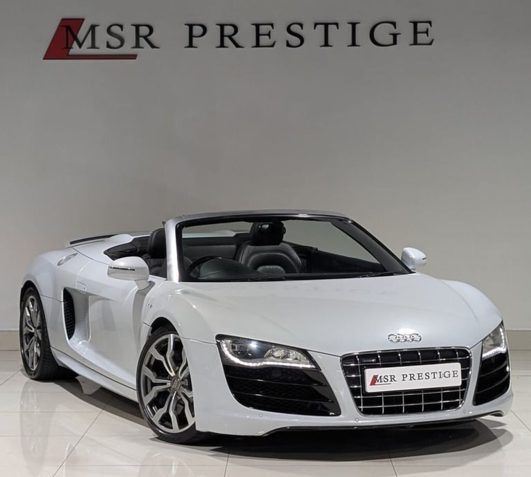 image for 2010 Audi R8 5.2 FSI V10 Spyder 2dr Petrol R Tronic quattro Euro 4 (525 ps) Convertible Petrol Au...