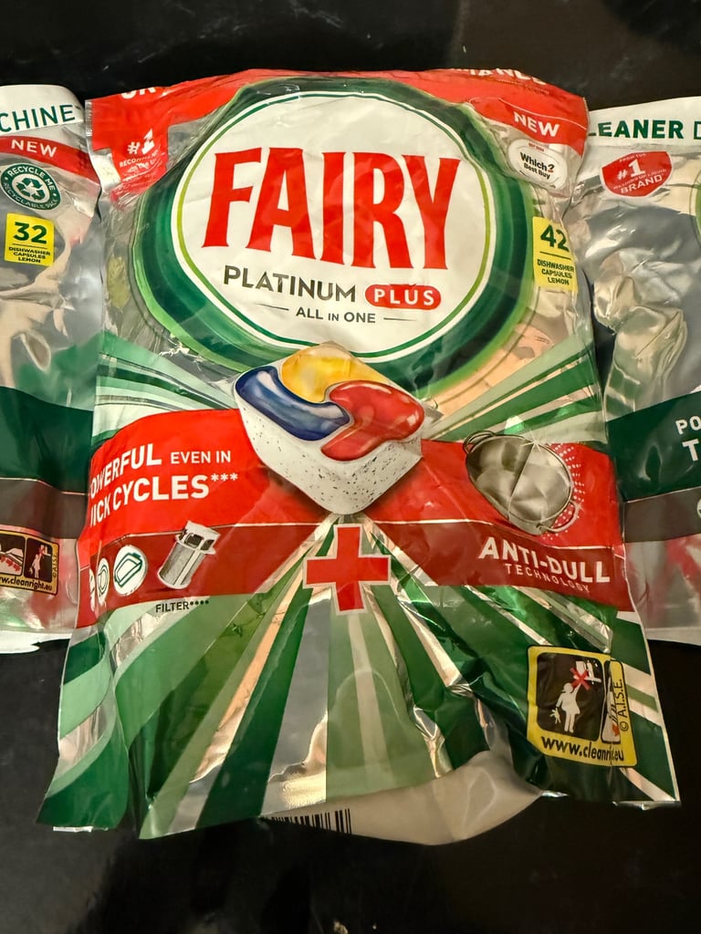 Fairy Platinum Plus All In One Dishwasher Tablets