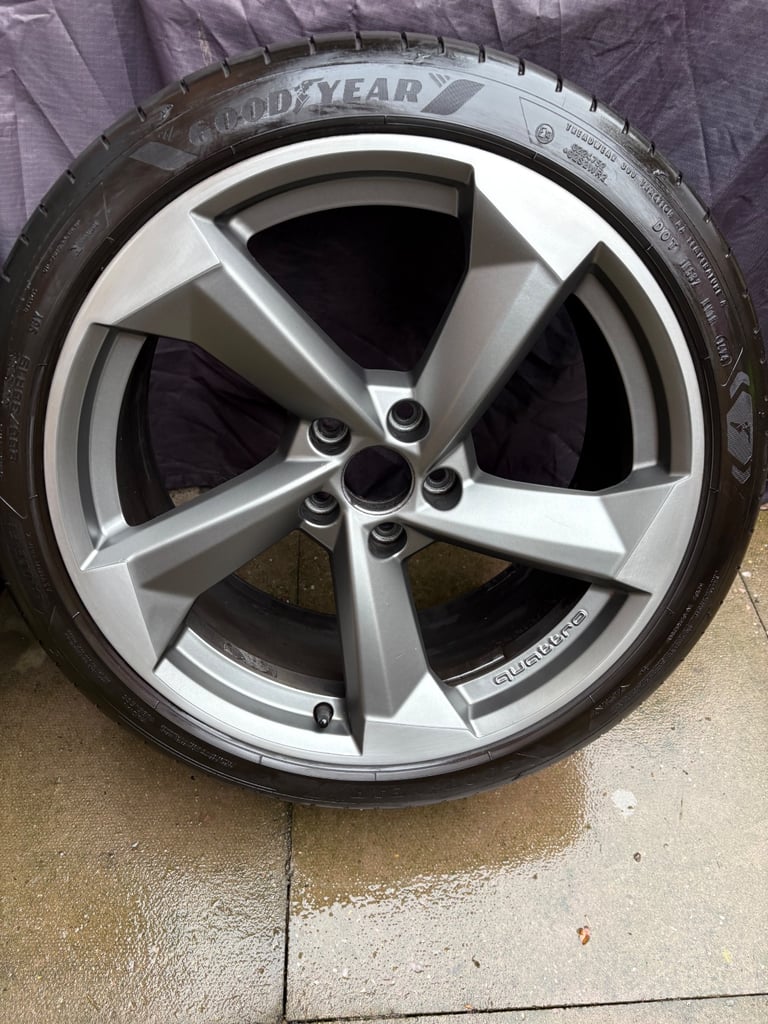GENUINE AUDI QUATTRO ROTOR 19” ALLOYS WITH GOODYEAR EAGLE F1 TYRES