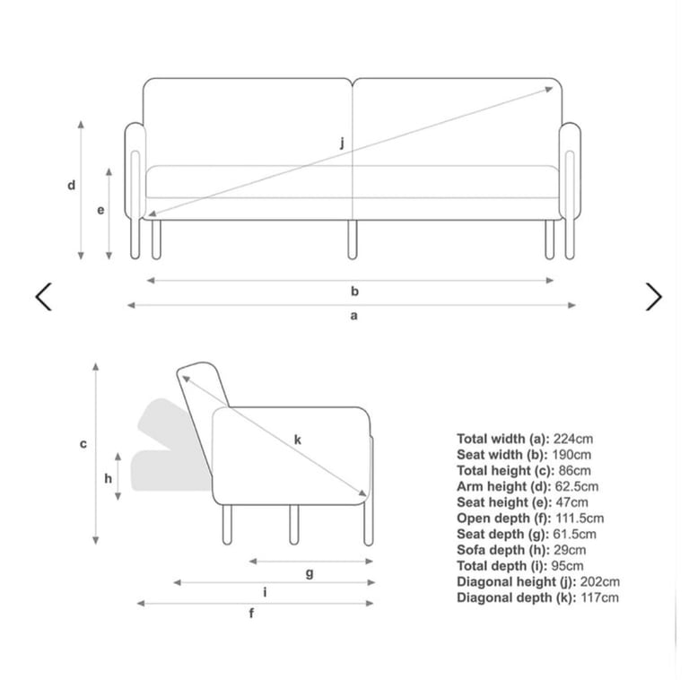 John Lewis Sofa Bed 