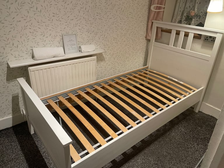 Single bed solid wood frame IKEA HEMNES