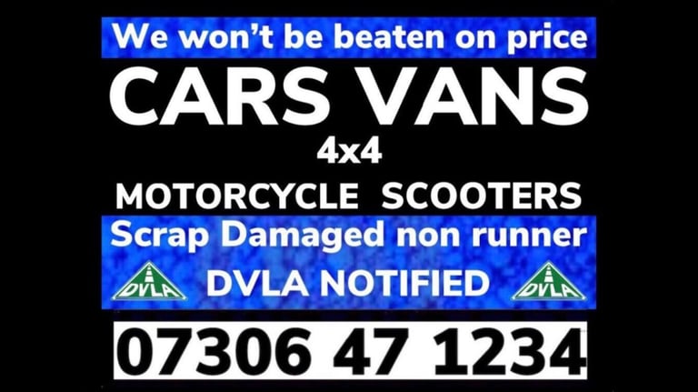 ‼️📞 SELL MY CAR VAN JEEP FAST CASH SCRAP WANTED SELL MY NON ULEZ VEHICLES 