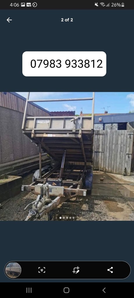 10x5 ifor williams tipper 