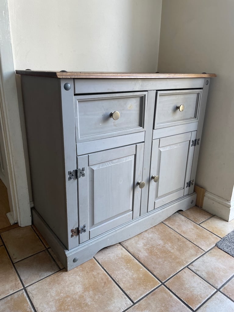 image for Grey draw wooden unit