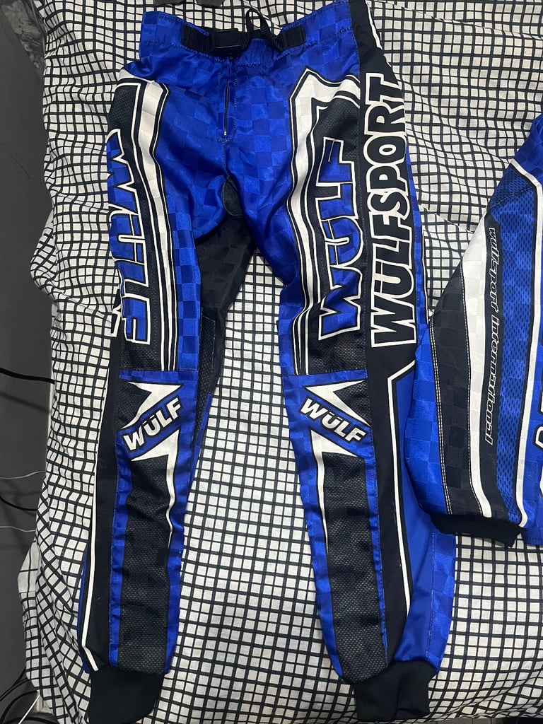 Wulf motocross jacket and trousers