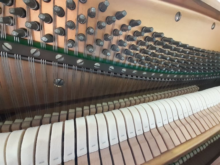 Knight K10 rare Chippendale Upright Piano beautiful *matching stool + free 1st tuning*