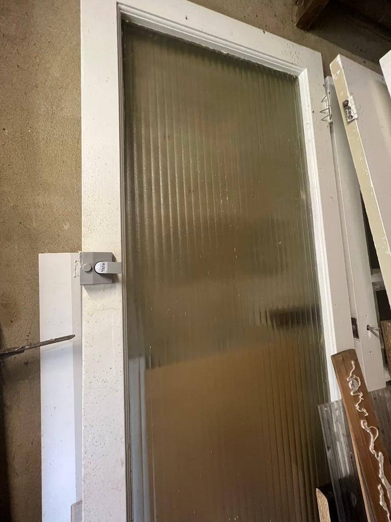 Glass porch door