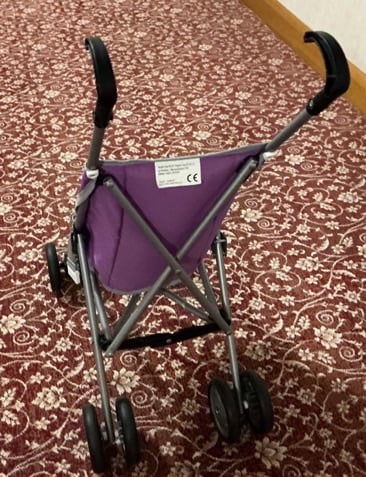 Purple push chair