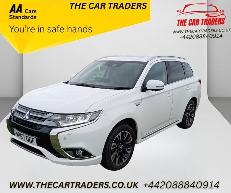2017 Mitsubishi Outlander 2.0h 12kWh 4hs SUV 5dr Petrol Plug-in Hybrid CVT 4WD Euro 6 (s/s) (200 ...
