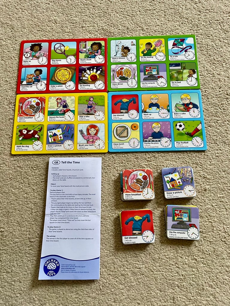 Oxford Toys “Tell the Time” board game