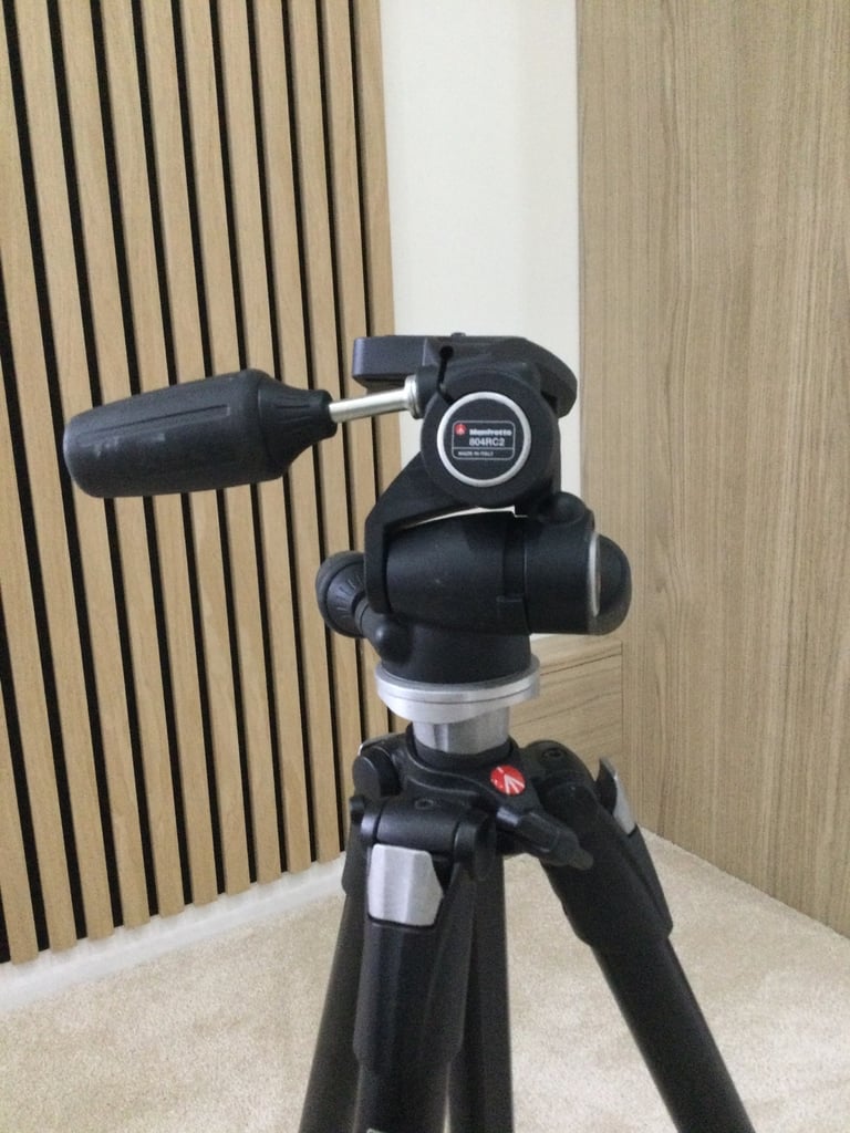 Manfrotto  tripod with 3 Way Head