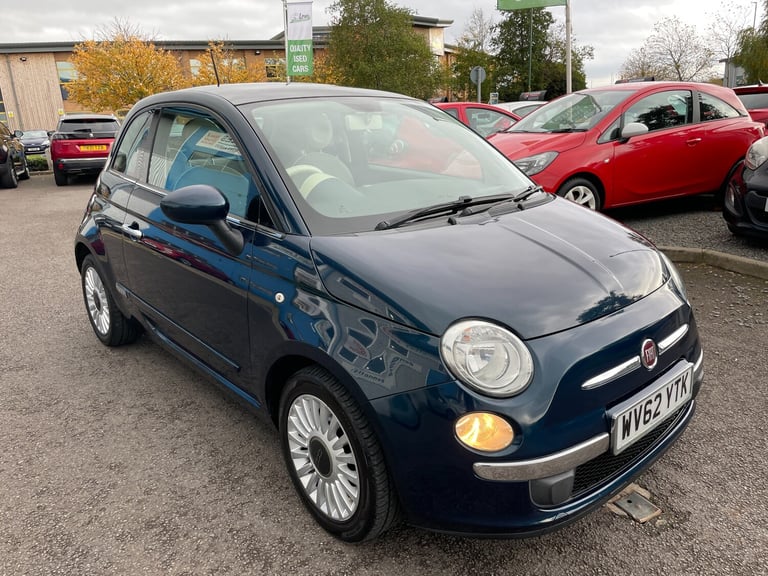 2012 Fiat 500 1.2 Lounge Hatchback 3dr Petrol Manual Euro 4 (69 bhp) Petrol