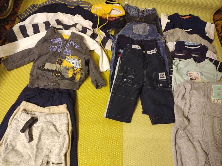 Baby and boys clothes.
