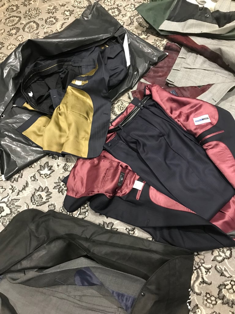 Men’s smart suits bundle or can be bought separately. Offers welcome 