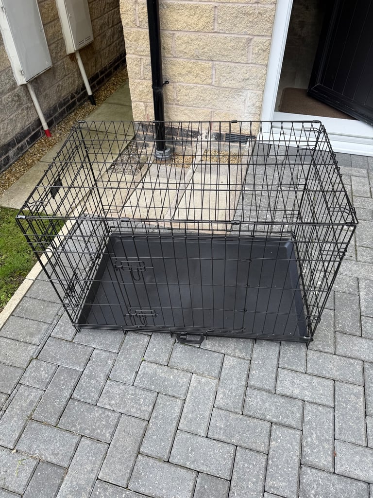 Cardys Folding Metal Dog Crate 