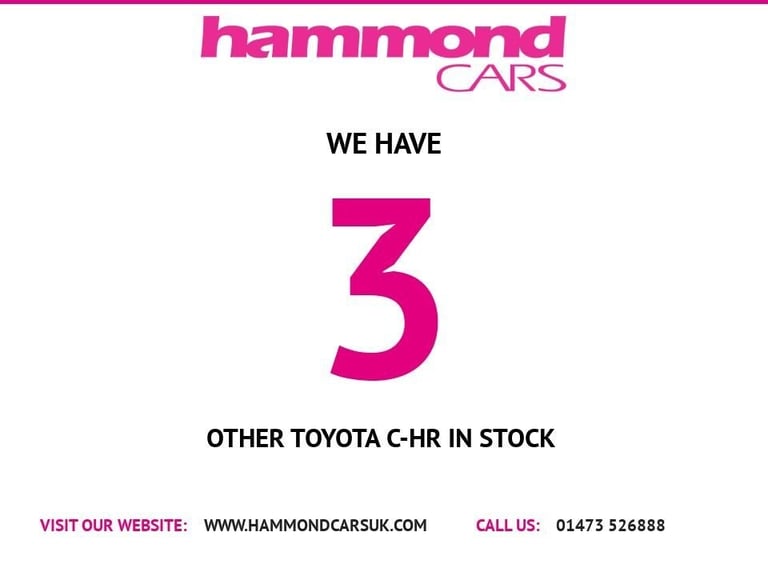 2017 Toyota C-HR 1.8 VVT-h Icon SUV 5dr Petrol Hybrid CVT Euro 6 (s/s) (122 ps) HATCHBACK PETROL/...